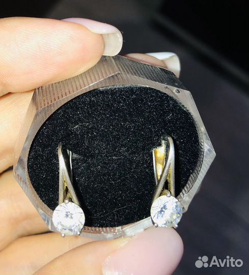 Серебряные серьги