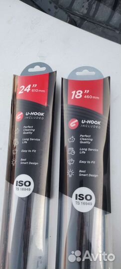 Дворники гибридный патрон на авто