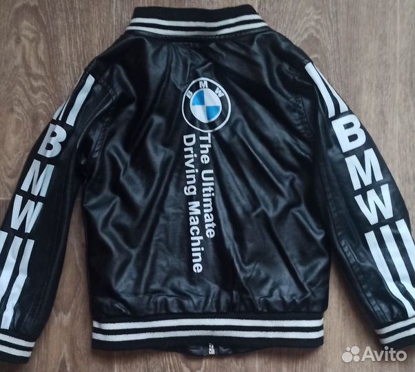 Куртка Новая кожаная на мальчика