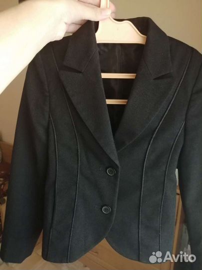 Пиджак школьный для девочки, рост 128-136 см