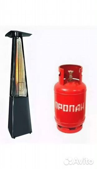 Уличный газовый обогреватель пирамида. Новые