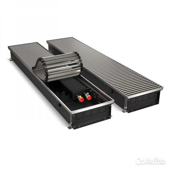 Внутрипольный конвектор atrium-90/200/1200-DG-U-NA