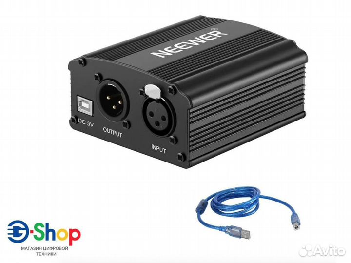 Усилитель фантомного питания 48V для микрофона