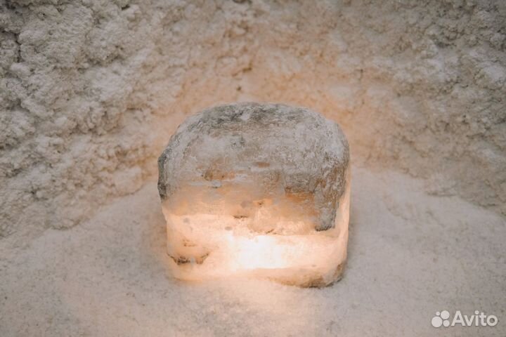 Светильник из соли