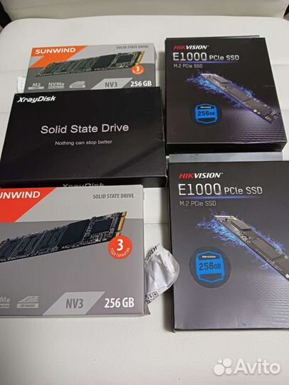 Ssd 120 240 512 gb 1tb новые и m2 nvme