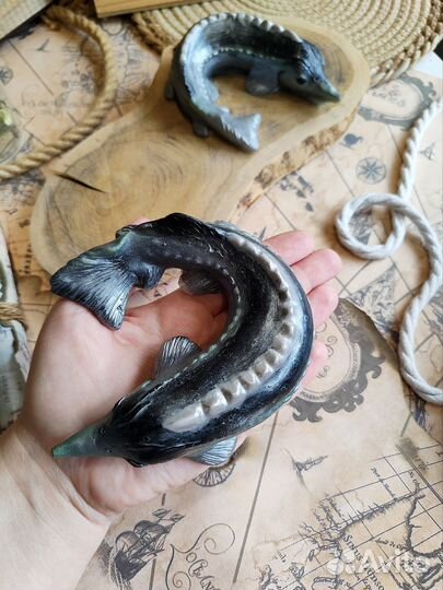 Осетр из мыла подарок который удивляет