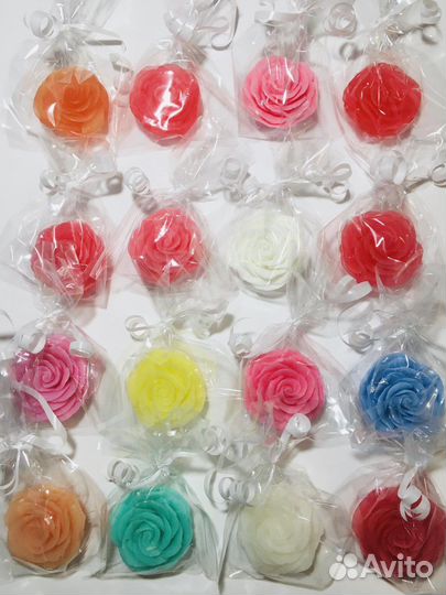 Мыло ручной работы Мини- цветы