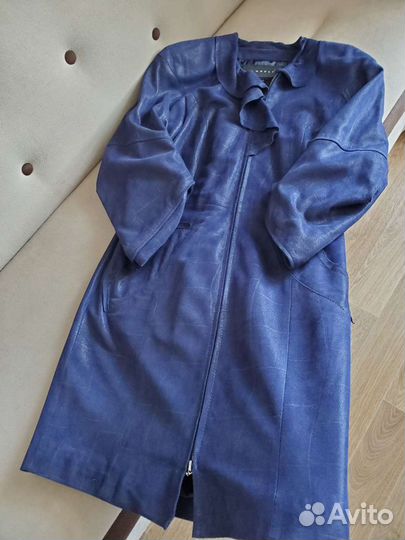 Кожаное пальто