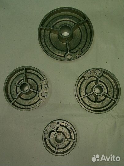 Горелки на плиту Gefest, Гефест плоские