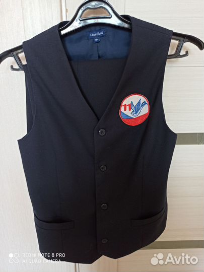 Школьная жилетка для мальчика 164
