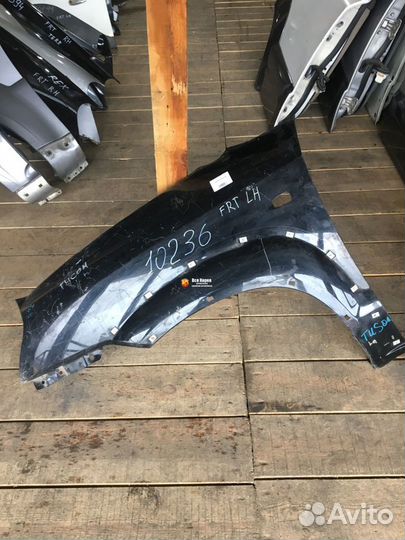 Крыло Tucson (Тусон) переднее левое белое