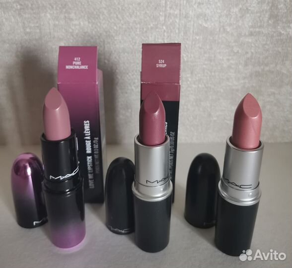 Помады, тени, карандаши MAC, Smashbox
