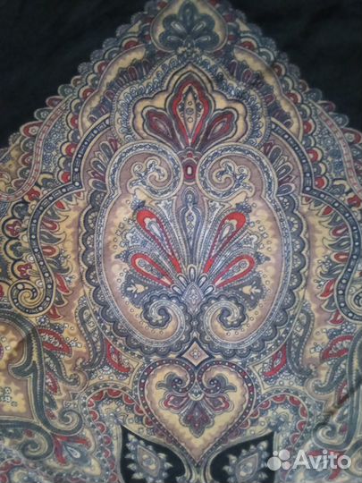 Павловопосадский платок. СССР. Шерсть -100%. С бах