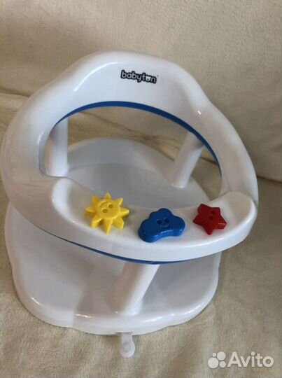 Ванна, стульчик, горка, ковшик для купания малыша