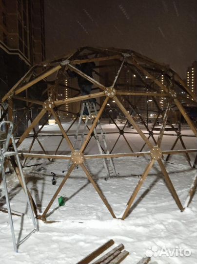 Купольный сферический шатер