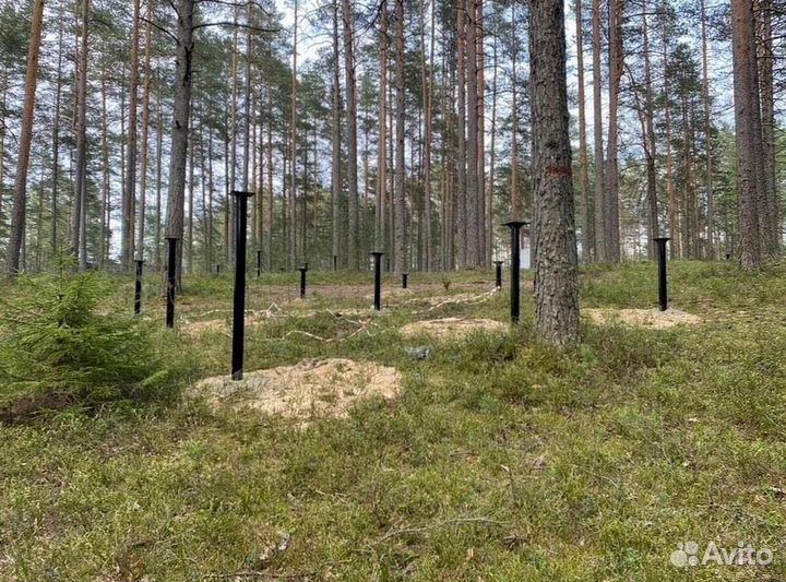 Винтовые сваи / монтаж