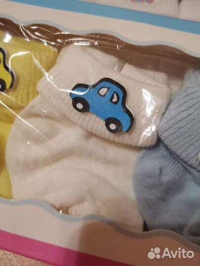 Носочки для малышей до 4ёх месяцев