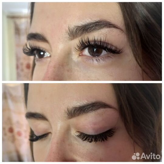 Наращивание ресниц на дому