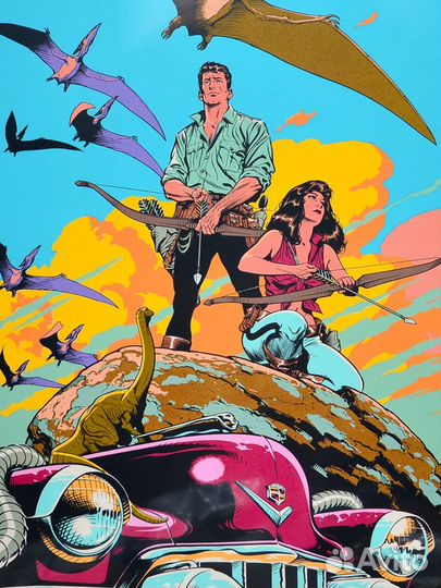 Изображение комикс с автографом автора. США