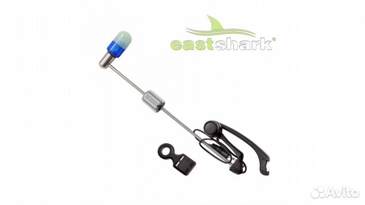 Индикатор поклевки с магнитом синий фосф. голов. 1