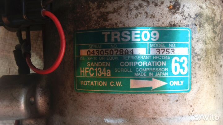 Продам оригинальный компрессор на honda CR-V III