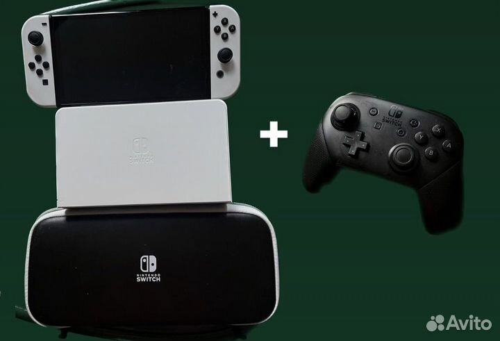 Nintendo Switch oled с джойстиком