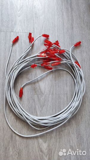 Патч корд Hyperline 1метр 14 штук cat5e