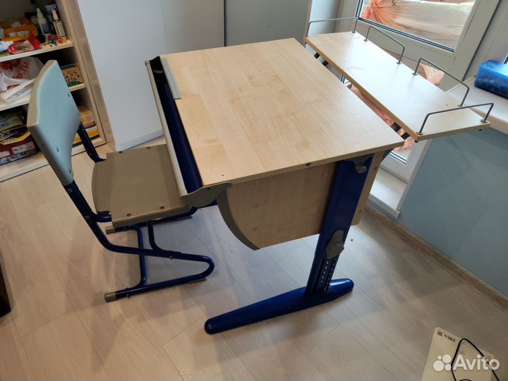 Растущая парта и стул дэми