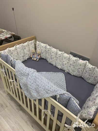 Бортики в детскую кроватку