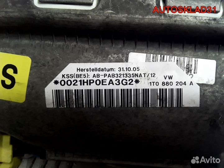 Подушка безопасности пассажирская VW Touran