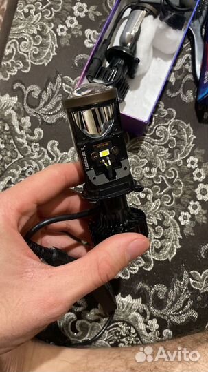 Лед лампы h4 с линзой