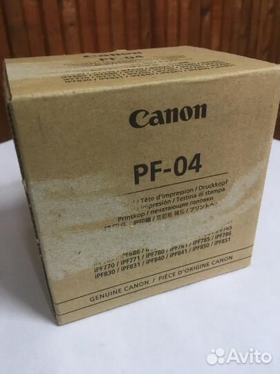 Печатающая головка canon