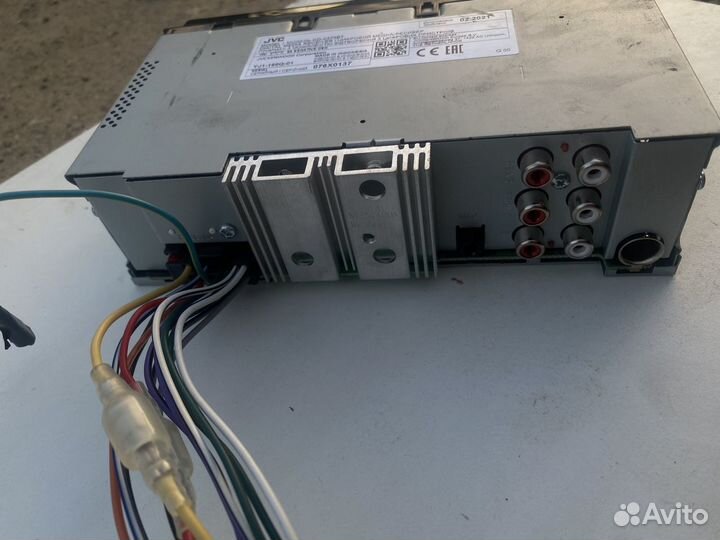 Процессорная магнитола 1 din jvc kd-x375bt