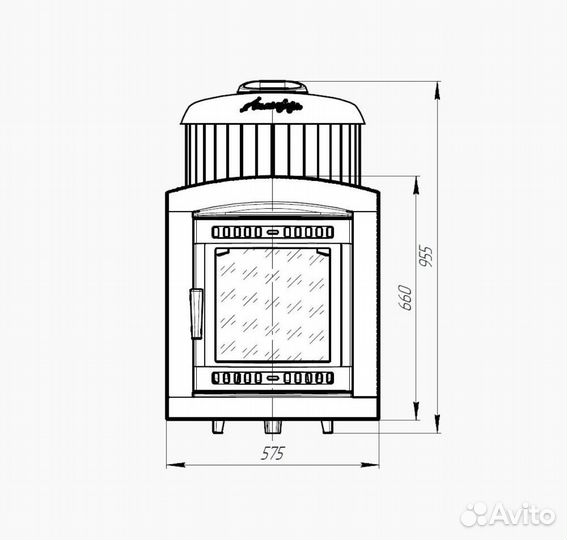 Банная печь атмосфера L Талькохлорит