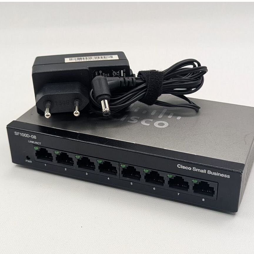 [SF100D-08] Коммутатор Cisco, 8 Ports Rj45/Base-T