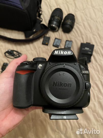 Nikon d3100 + nikon dx 55-300 + nikon dx 18-55