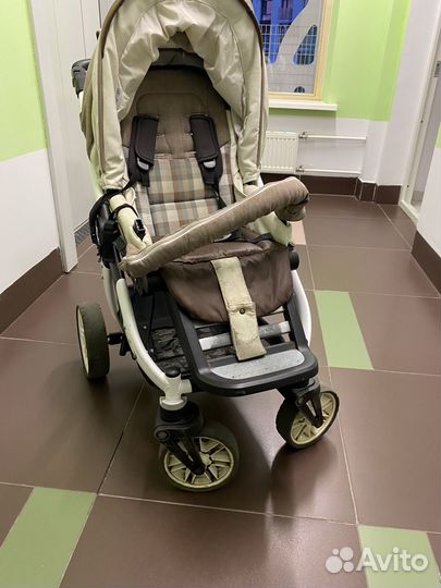 Коляска 2 в 1 эко кожа