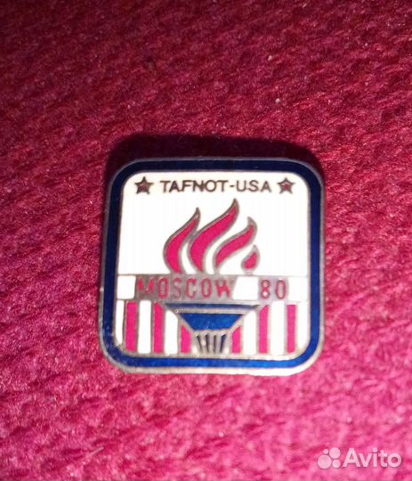 Знак эмаль Олимпиада 80