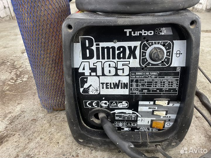 Сварочный полуавтомат telwin bimax 4.165 turbo