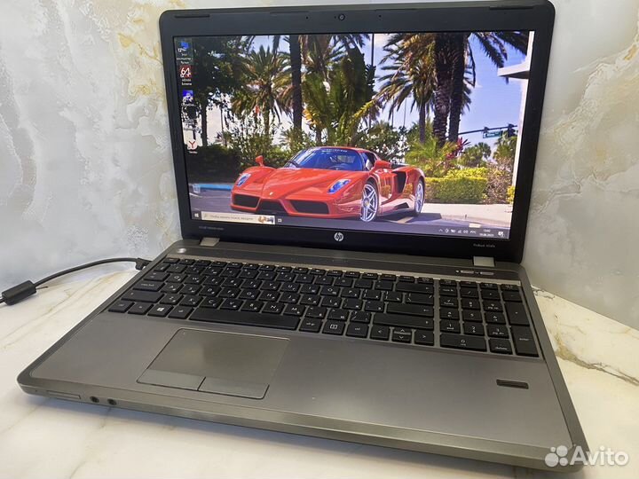 Шустрый ноутбук HP i5/6Gb/SSD+HHD