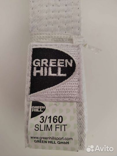 Белый пояс для кимоно