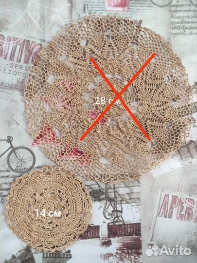 Салфетки вязанные крючком