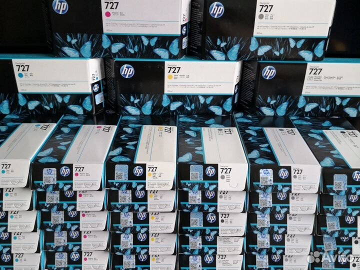 Картриджи hp 727 300ml