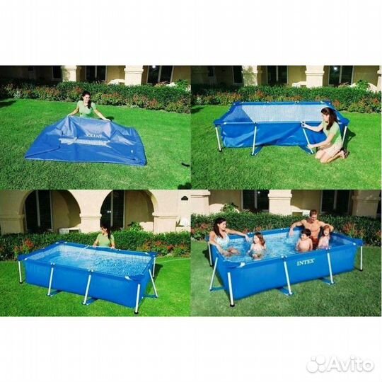 28273 Бассейн каркасный прямоугольный 450х220х84см
