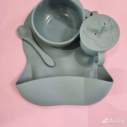 Детская силиконовая посуда