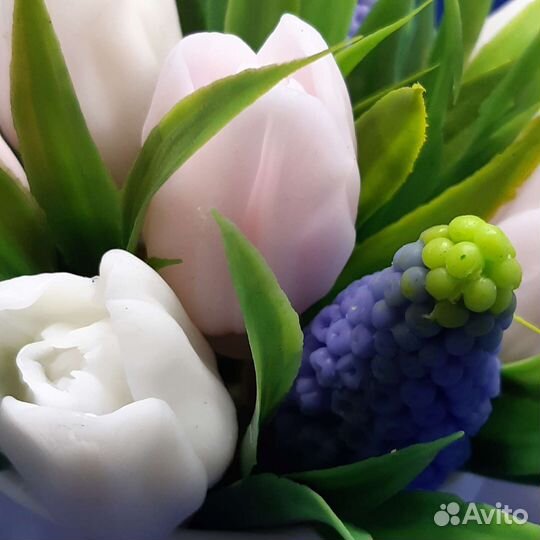 Букет цветов из мыла