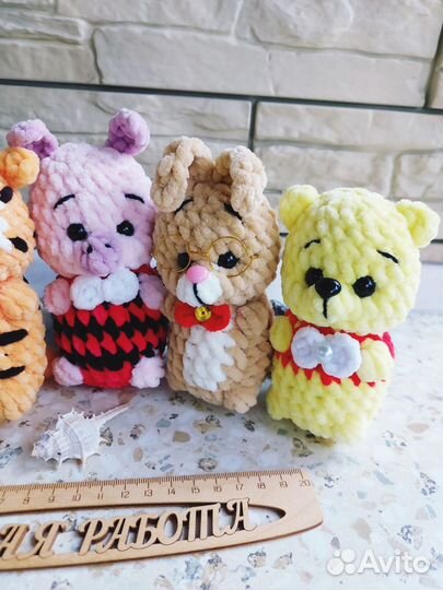 Вязаный Винни Пух и его друзья