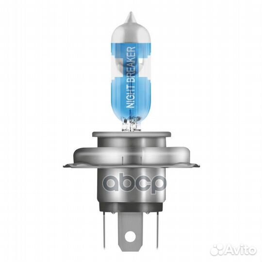 Лампа H4 12V 60/55W P43t night breaker laser +1