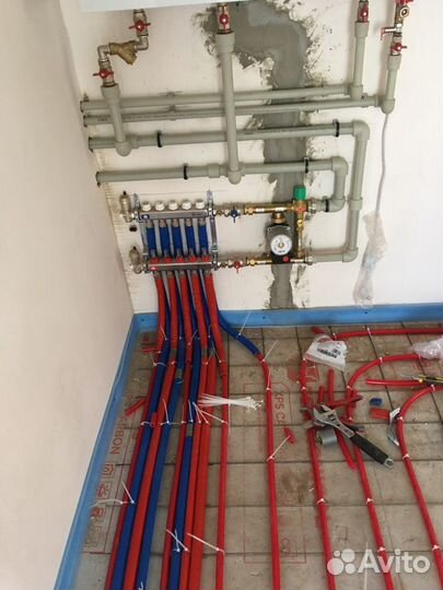 Водяной теплый пол, отопление, водоснабжение