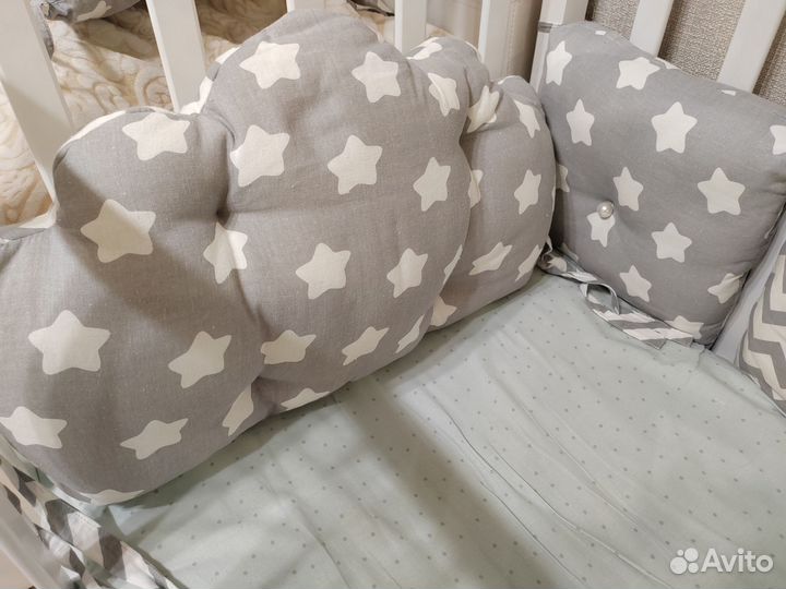 Бортики в детскую кроватку